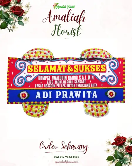 Papan Bunga Ucapan Selamat Way Gubak